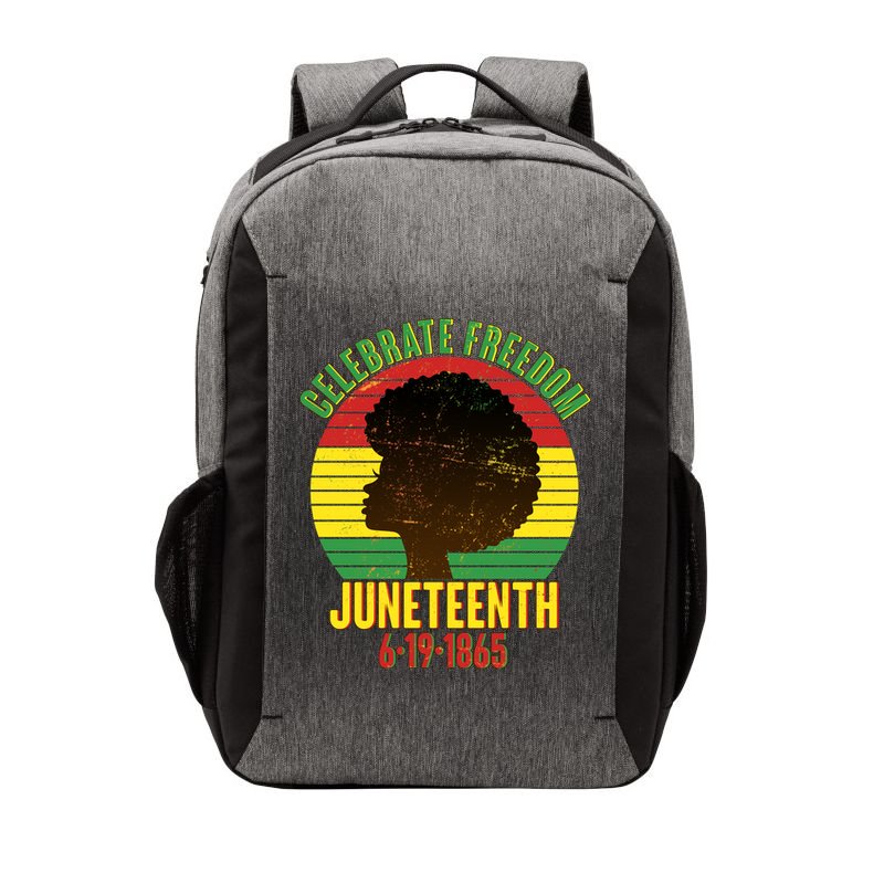 Celebrate Freedom Juneteenth 6-19-1865 Vector Backpack