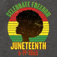 Celebrate Freedom Juneteenth 6-19-1865 Vector Backpack