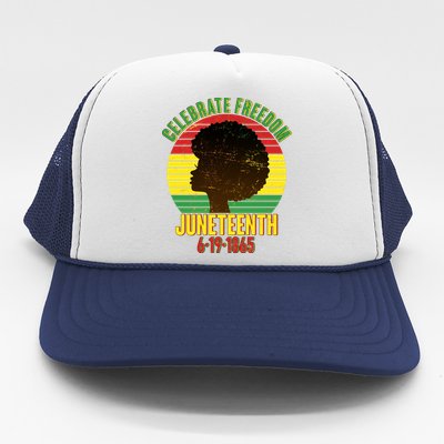 Celebrate Freedom Juneteenth 6-19-1865 Trucker Hat