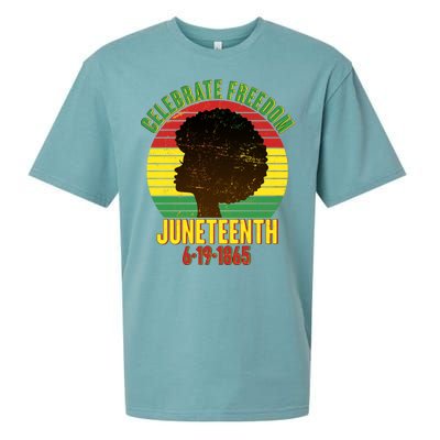 Celebrate Freedom Juneteenth 6-19-1865 Sueded Cloud Jersey T-Shirt