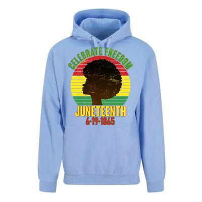 Celebrate Freedom Juneteenth 6-19-1865 Unisex Surf Hoodie