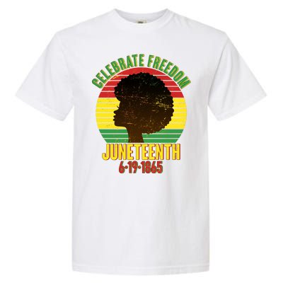 Celebrate Freedom Juneteenth 6-19-1865 Garment-Dyed Heavyweight T-Shirt