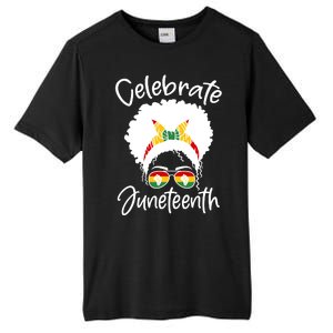 Celebrate Juneteenth Afro Bandana Traditional Colors Tall Fusion ChromaSoft Performance T-Shirt