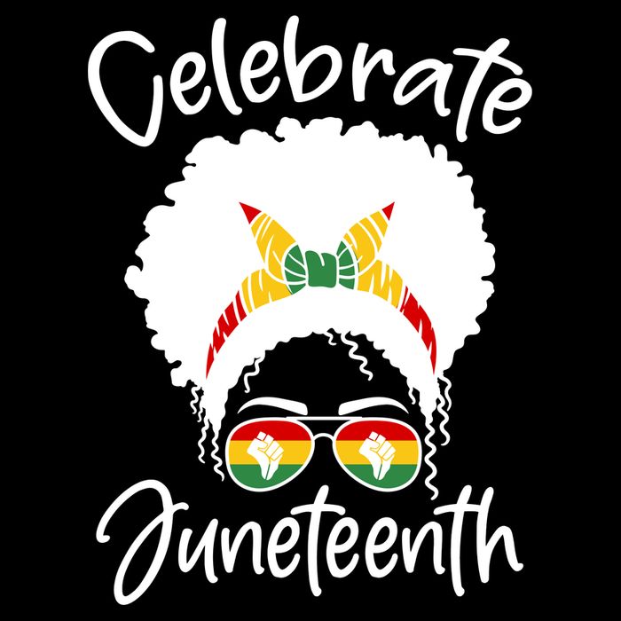 Celebrate Juneteenth Afro Bandana Traditional Colors Drawstring Bag