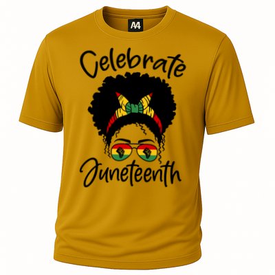 Celebrate Juneteenth Afro Bandana Traditional Colors Performance Shirt