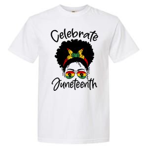 Celebrate Juneteenth Afro Bandana Traditional Colors Garment-Dyed Heavyweight T-Shirt