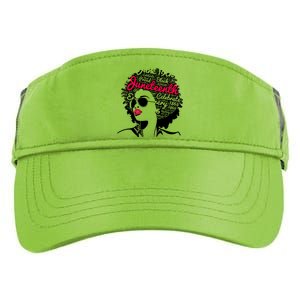 Celebrate Juneteenth June 19th Black History Adult Drive Performance Visor