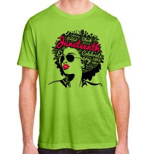 Celebrate Juneteenth June 19th Black History Adult ChromaSoft Performance T-Shirt