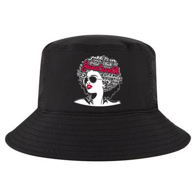 Celebrate Juneteenth June 19th Black History Cool Comfort Performance Bucket Hat
