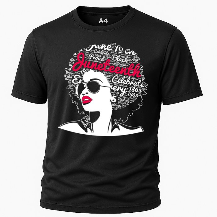 Celebrate Juneteenth June 19th Black History Cooling Performance Crew T-Shirt