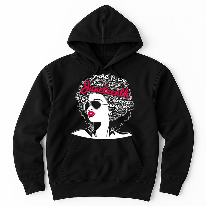 Celebrate Juneteenth June 19th Black History Hoodie