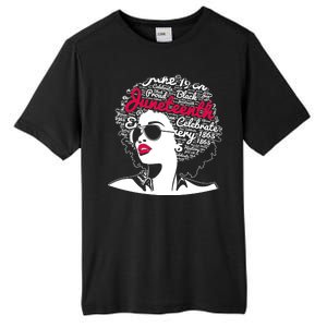 Celebrate Juneteenth June 19th Black History Tall Fusion ChromaSoft Performance T-Shirt