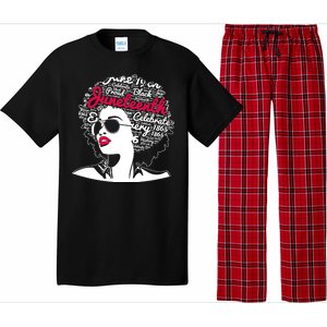 Celebrate Juneteenth June 19th Black History Pajama Set