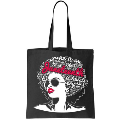 Celebrate Juneteenth June 19th Black History Bag