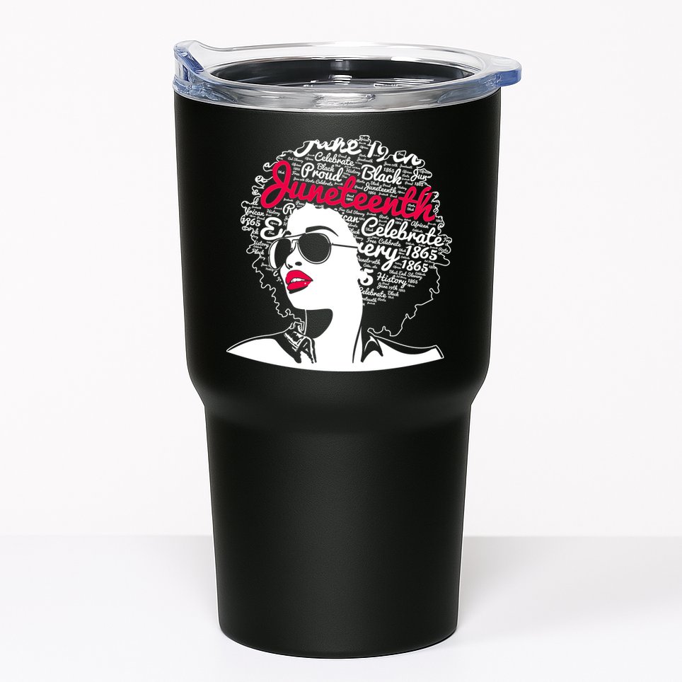 Celebrate Juneteenth June 19th Black History Tumbler