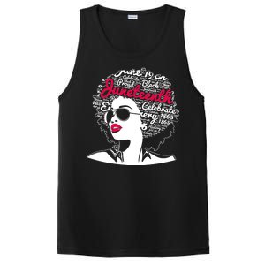 Celebrate Juneteenth June 19th Black History PosiCharge Competitor Tank