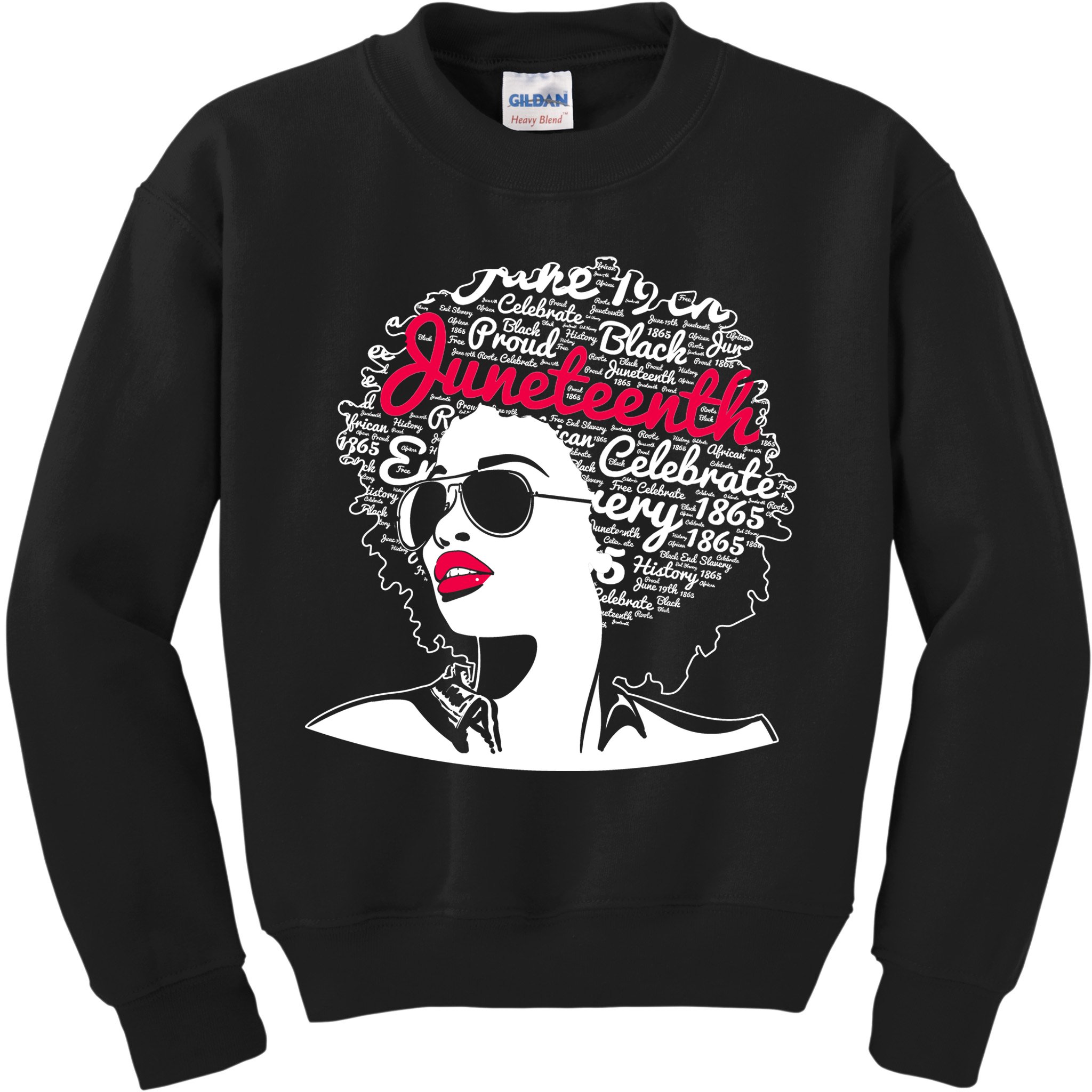 Celebrate Juneteenth June 19th Black History Kids Sweatshirt