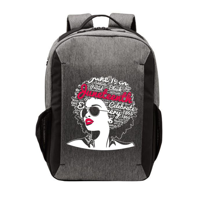 Celebrate Juneteenth June 19th Black History Vector Backpack