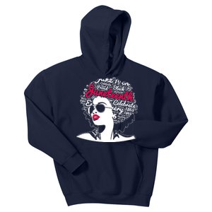 Celebrate Juneteenth June 19th Black History Kids Hoodie