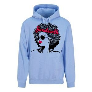 Celebrate Juneteenth June 19th Black History Unisex Surf Hoodie