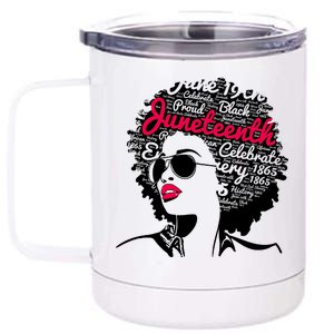 Celebrate Juneteenth June 19th Black History 12 oz Stainless Steel Tumbler Cup