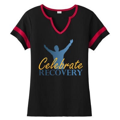 Celebrate Recovery Ladies Halftime Notch Neck Tee