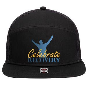 Celebrate Recovery 7 Panel Mesh Trucker Snapback Hat