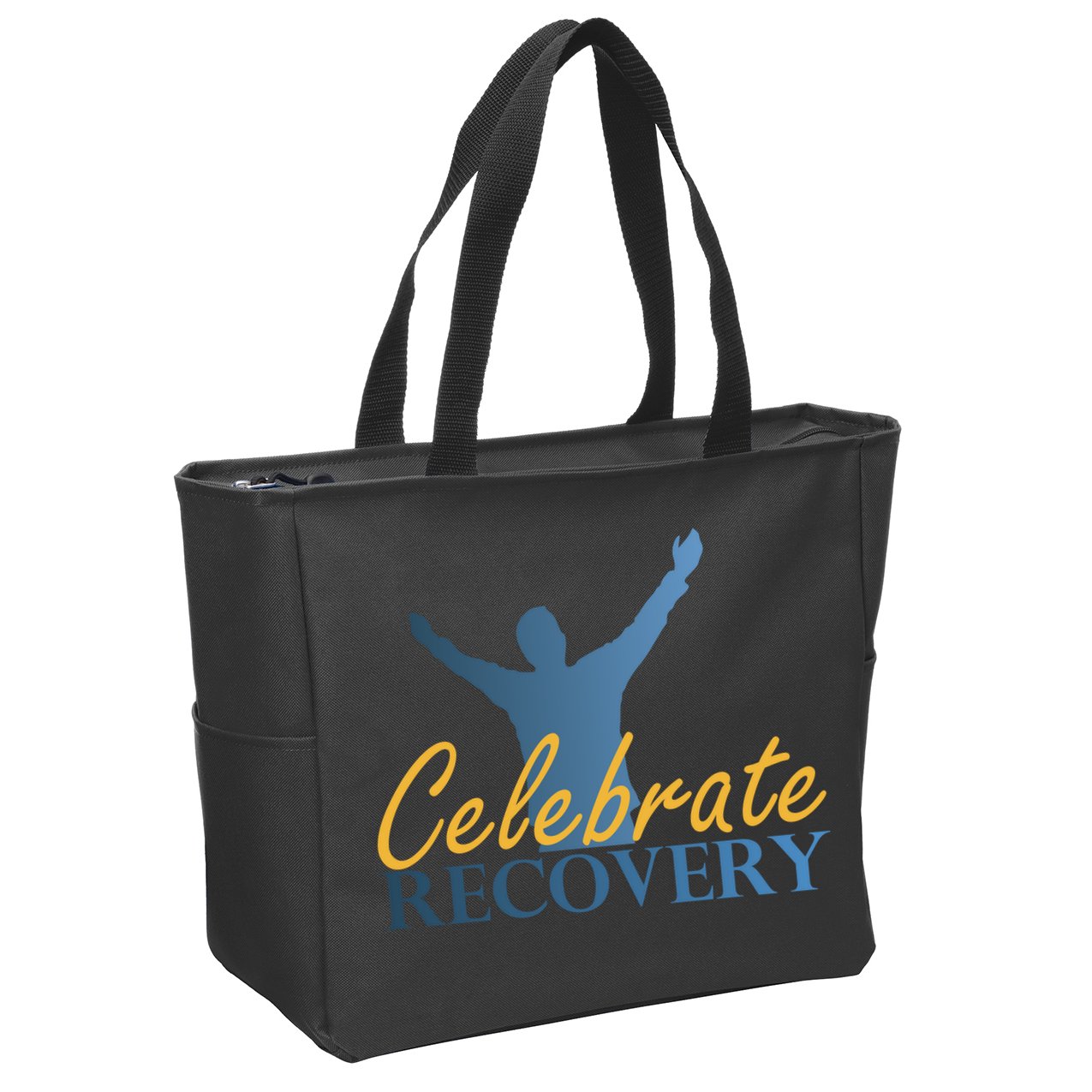 Celebrate Recovery Zip Tote Bag