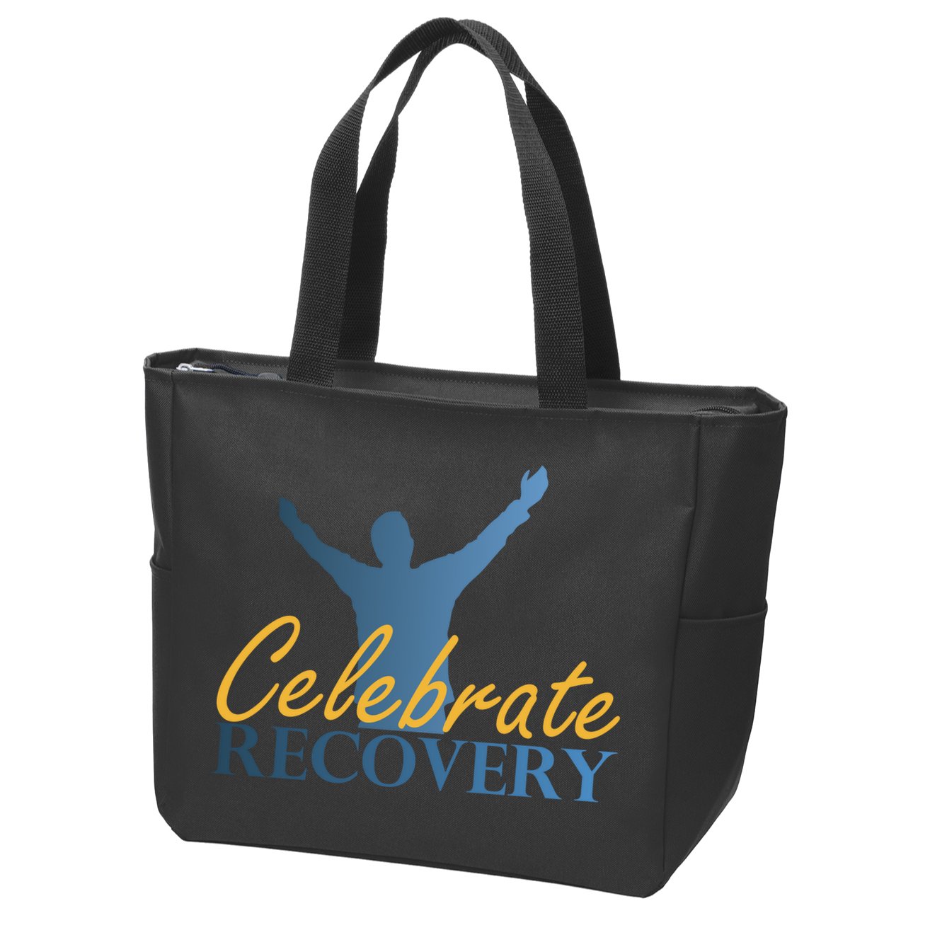 Celebrate Recovery Zip Tote Bag
