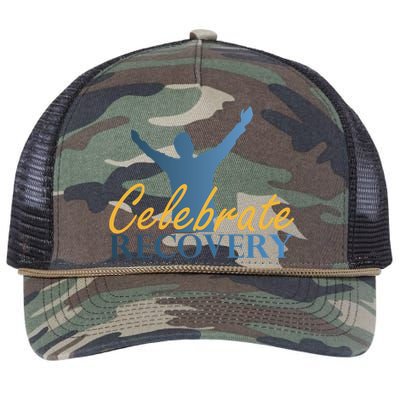 Celebrate Recovery Retro Rope Trucker Hat Cap