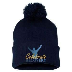 Celebrate Recovery Pom Pom 12in Knit Beanie