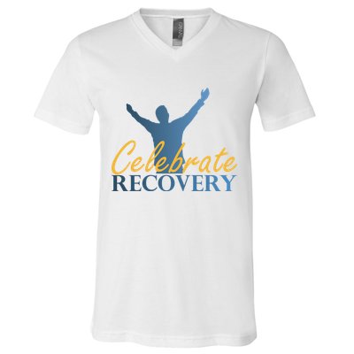 Celebrate Recovery V-Neck T-Shirt