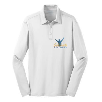 Celebrate Recovery Silk Touch Performance Long Sleeve Polo