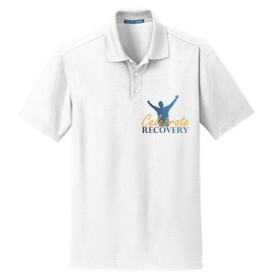 Celebrate Recovery Dry Zone Grid Polo