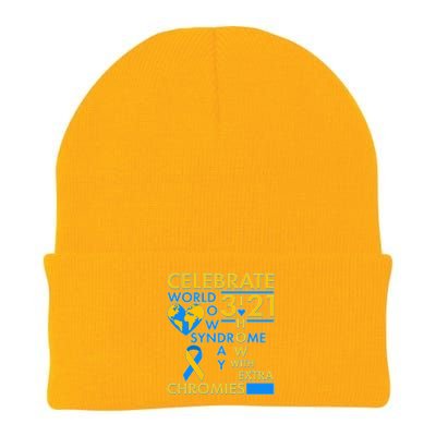 Celebrate World Down Syndrome Day I Love Homies With Extra Chromies Knit Cap Winter Beanie