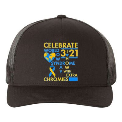 Celebrate World Down Syndrome Day I Love Homies With Extra Chromies Yupoong Adult 5-Panel Trucker Hat