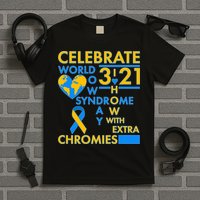 Celebrate World Down Syndrome Day I Love Homies With Extra Chromies T-Shirt
