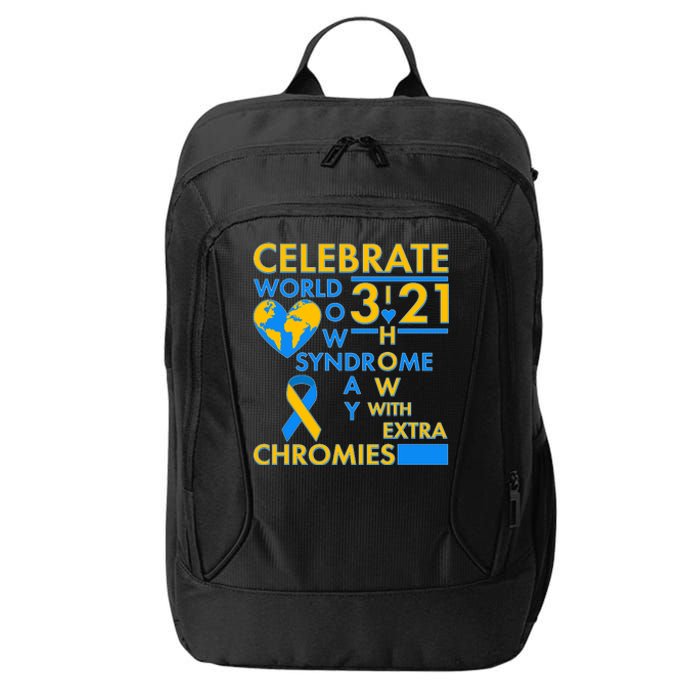 Celebrate World Down Syndrome Day I Love Homies With Extra Chromies City Backpack