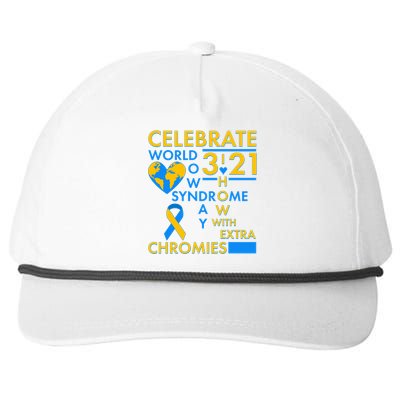 Celebrate World Down Syndrome Day I Love Homies With Extra Chromies Snapback Five-Panel Rope Hat