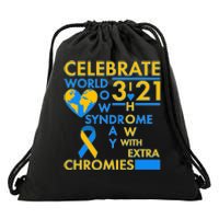 Celebrate World Down Syndrome Day I Love Homies With Extra Chromies Drawstring Bag