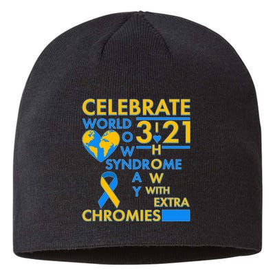 Celebrate World Down Syndrome Day I Love Homies With Extra Chromies Sustainable Beanie