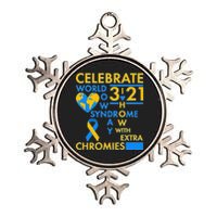 Celebrate World Down Syndrome Day I Love Homies With Extra Chromies Metallic Star Ornament