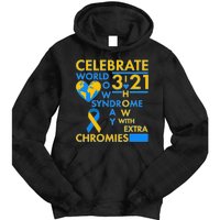 Celebrate World Down Syndrome Day I Love Homies With Extra Chromies Tie Dye Hoodie