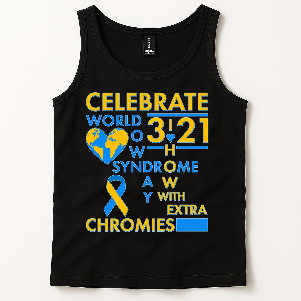 Celebrate World Down Syndrome Day I Love Homies With Extra Chromies Tank Top