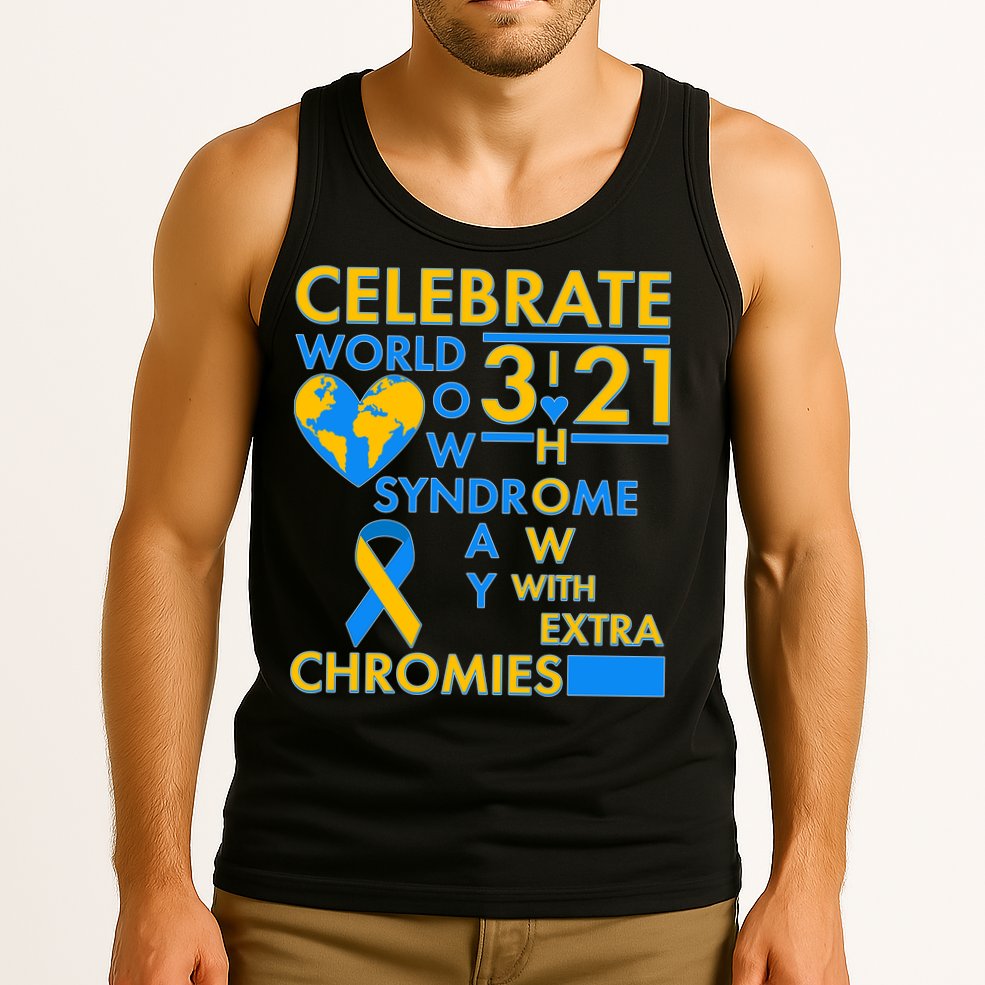 Celebrate World Down Syndrome Day I Love Homies With Extra Chromies Tank Top