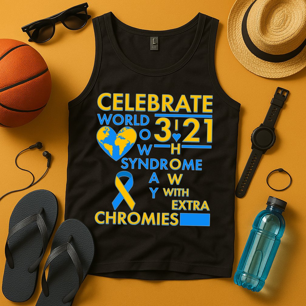 Celebrate World Down Syndrome Day I Love Homies With Extra Chromies Tank Top