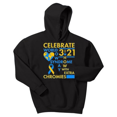 Celebrate World Down Syndrome Day I Love Homies With Extra Chromies Kids Hoodie