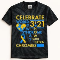 Celebrate World Down Syndrome Day I Love Homies With Extra Chromies Kids Tie-Dye T-Shirt