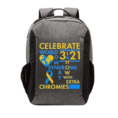 Celebrate World Down Syndrome Day I Love Homies With Extra Chromies Vector Backpack