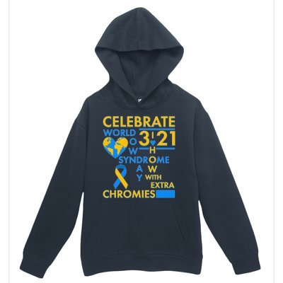 Celebrate World Down Syndrome Day I Love Homies With Extra Chromies Urban Pullover Hoodie